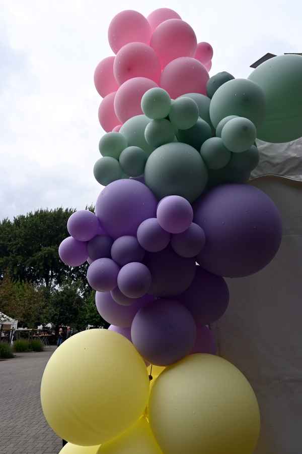 Bunt sind die Ballons