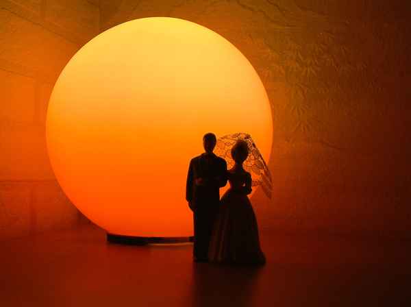 Brautpaar Silhouette