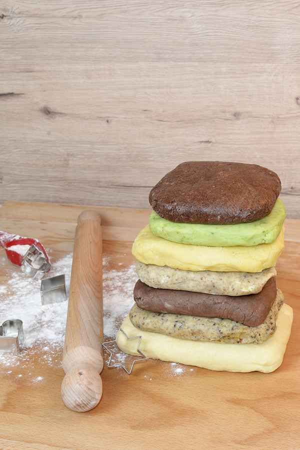 Keksteige, Weihnachtsbäckerei