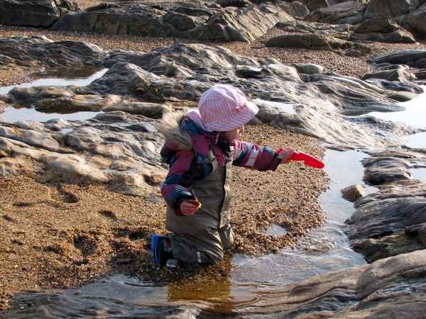 Wasser und Sand - mehr braucht es nicht...