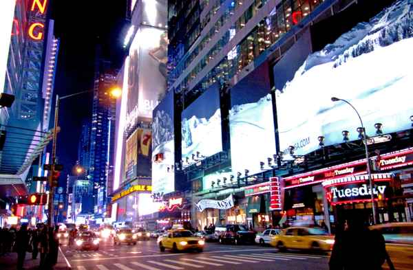 Manhattan am Abend