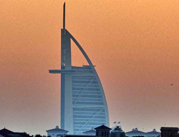 Burj al Arab im Morgengrauen