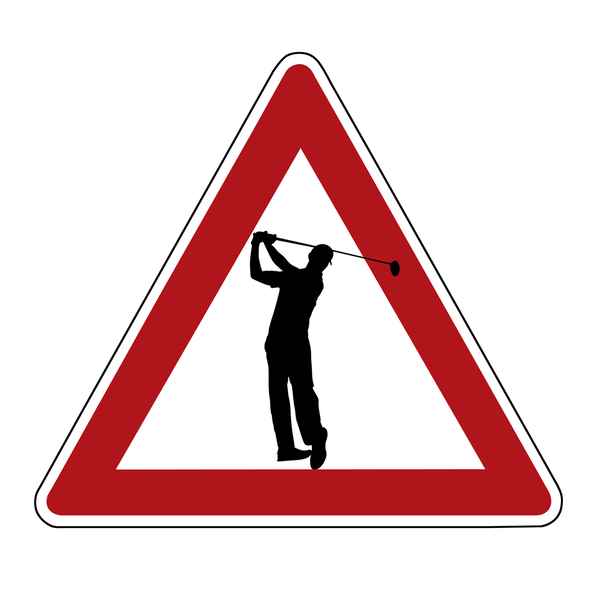 Achtung Golfer