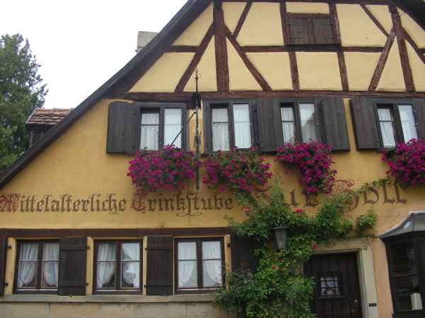 Fassade in Rothenburg