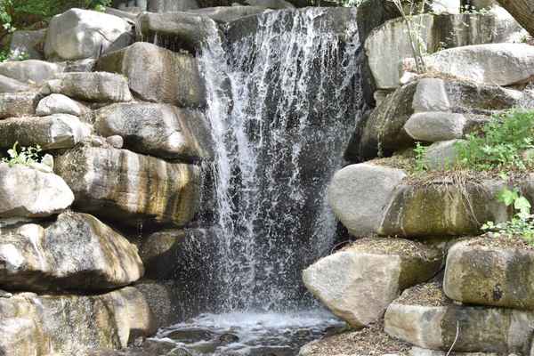 Waterfall on garden