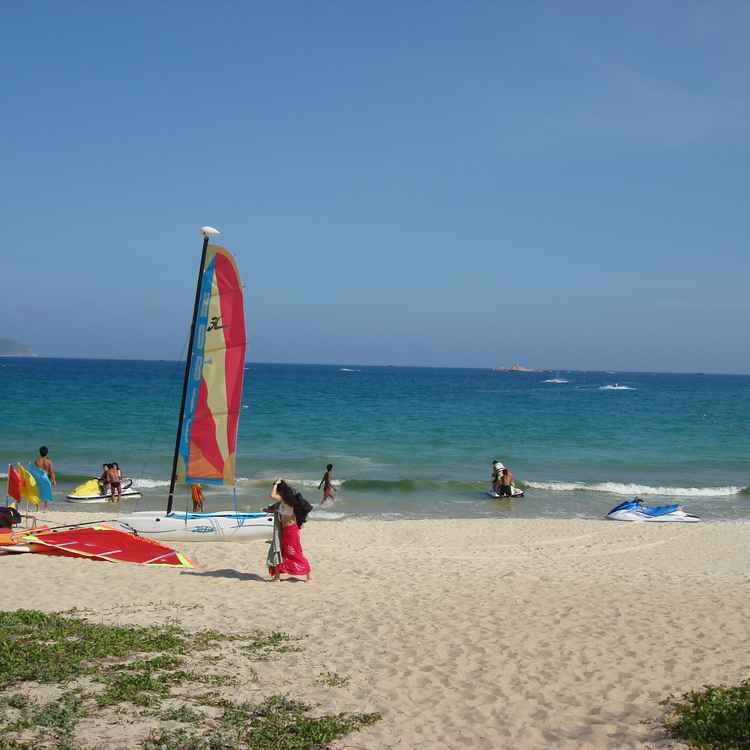 Strand in Sanya, Hainan/China