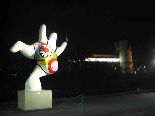 Schönheit an der Leine