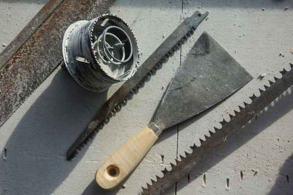 Baustelle - Innenausbau Passivhaus Werkzeug