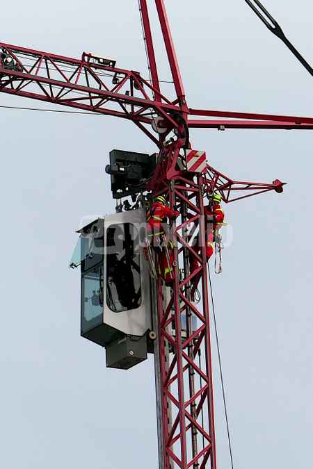 Höhenretter im Einsatz