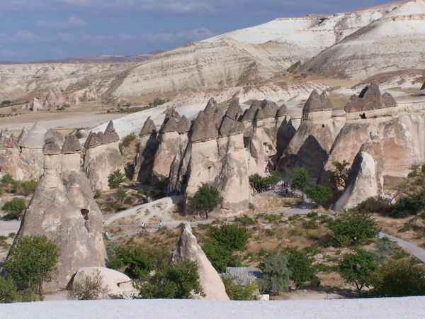 Tuffsteinformationen in Kappadokien