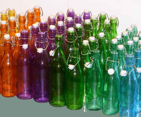 Bunte Flaschen