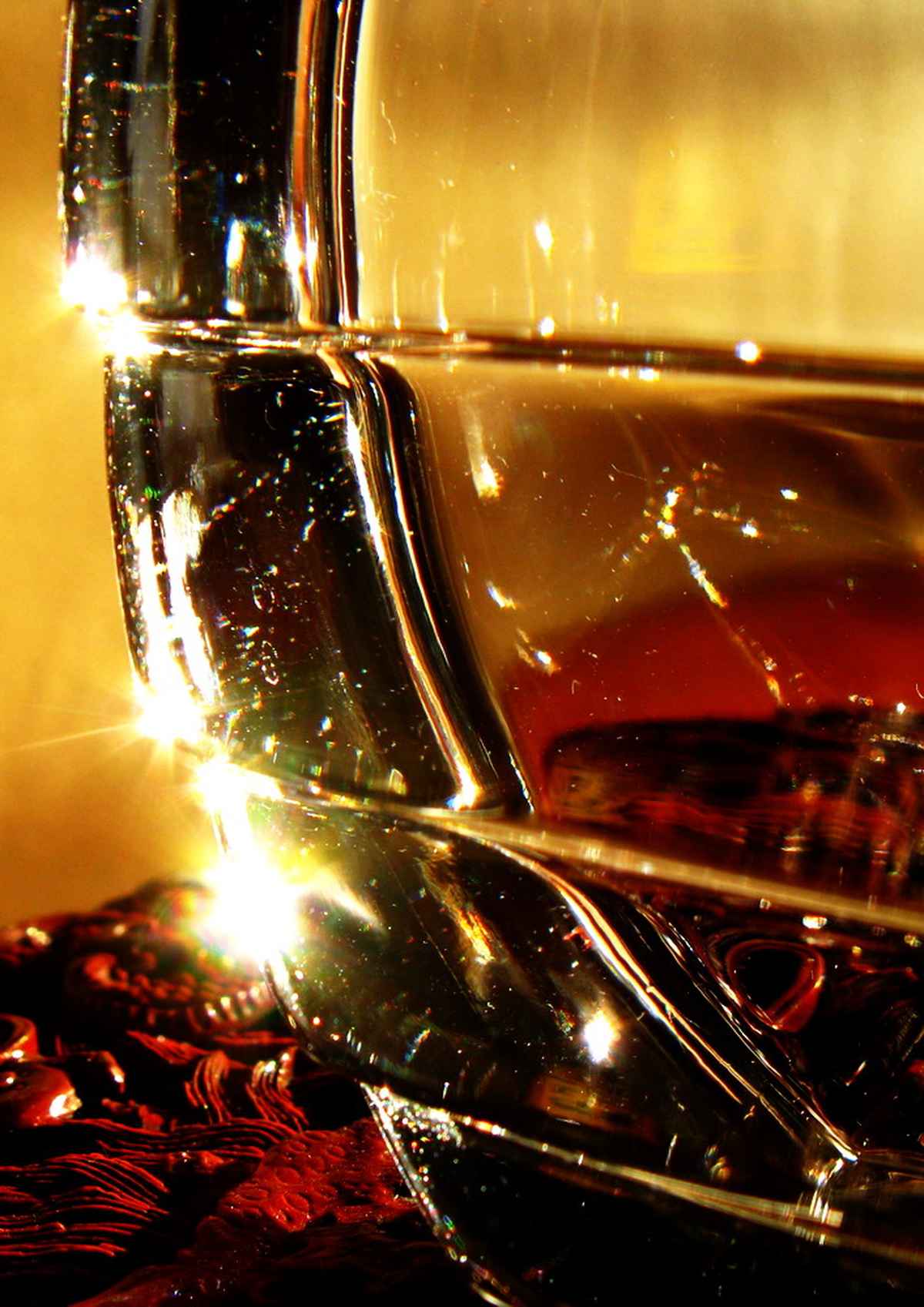 Glaskerzenhalter