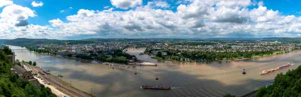 Koblenz im Panorama