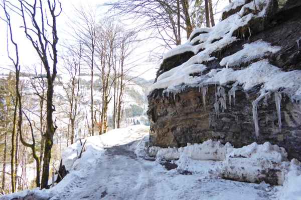 Mühsames Wandern auf der Via Alpina