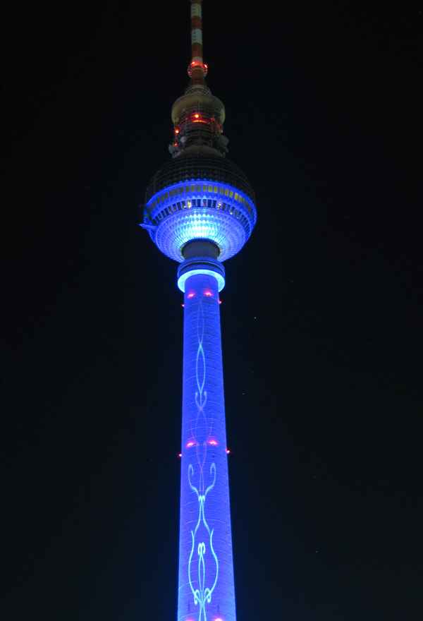 Festival of lights 2011, Fernsehturm Alex 2