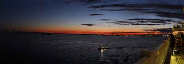 Venedigs Abendpanorama