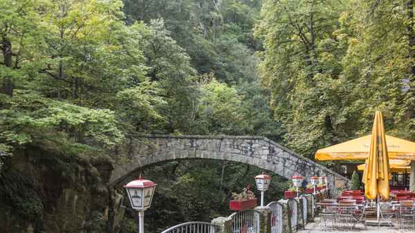 Die Jungfernbrücke im Bodetal bei Thale