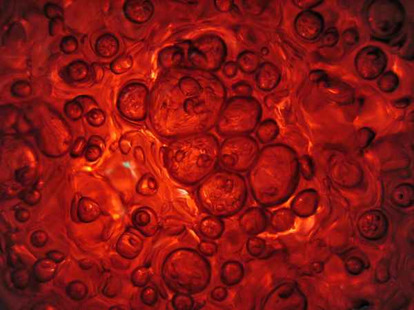 Wassersäule von oben