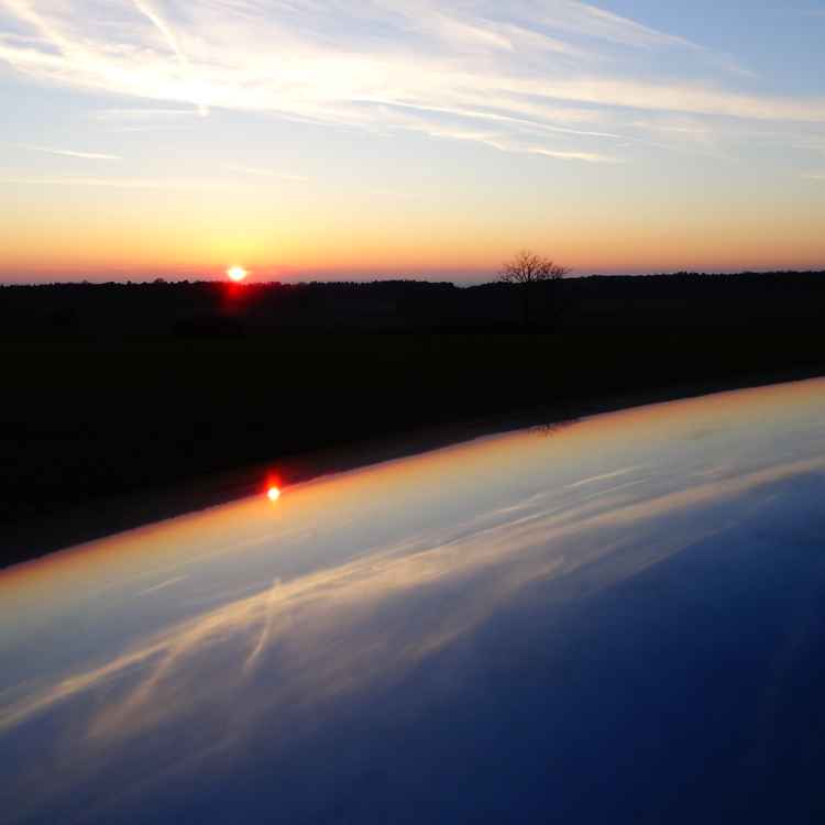 Spiegelung der Abendröte