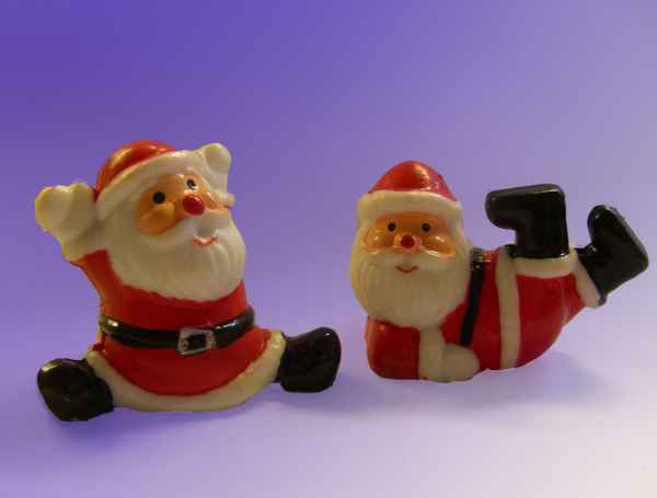 Jecke Weihnachtsmänner