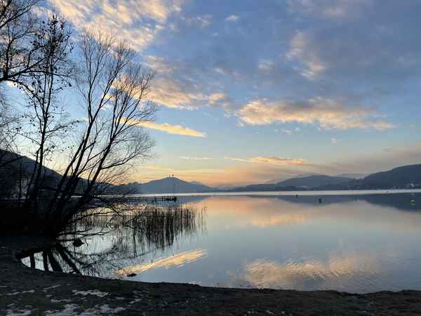 Sonnenuntergang am Wörthersee