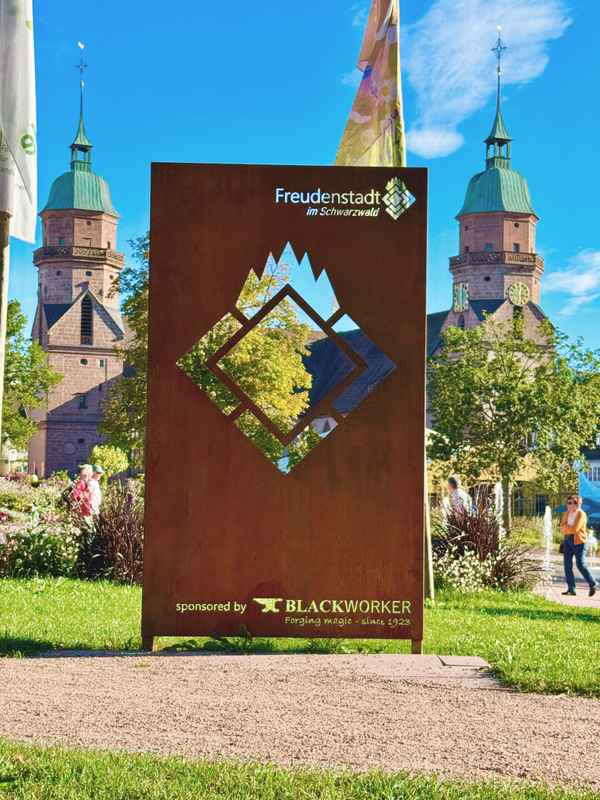Freudenstadt Marktplatz mit Stadtkirche