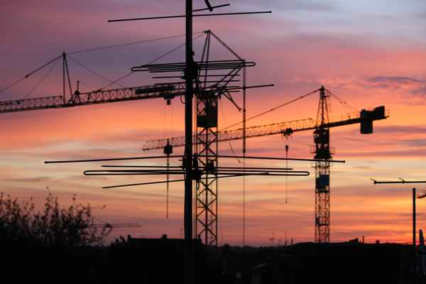 baustelle vor meinem fenster