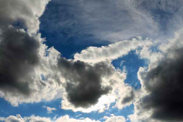 Wolken über Wien