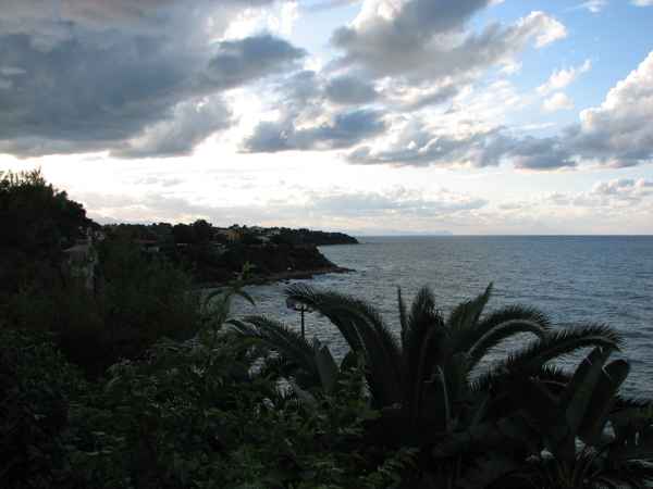 Cefalu Blick aufs Meer