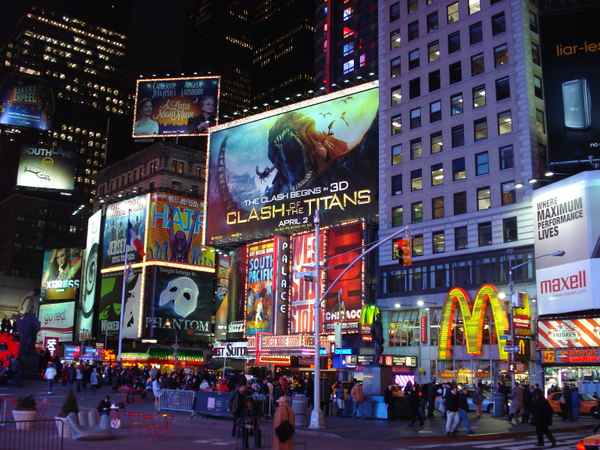 Times Square und Broadway in New York