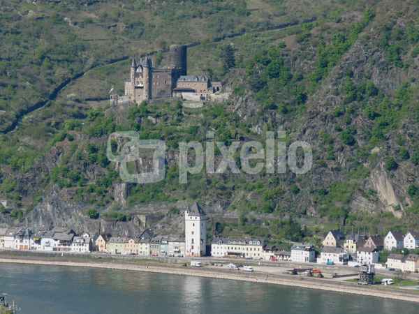 St. Goarshausen mit Burg Katz