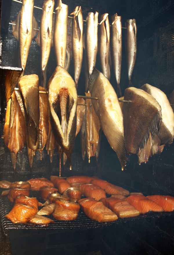 geräucherter Fisch im Ofen