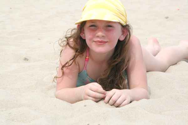 Mädchen am Strand