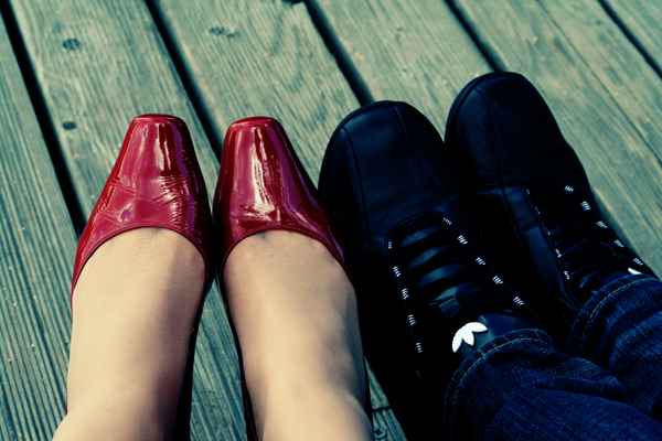 Verliebte Schuhe