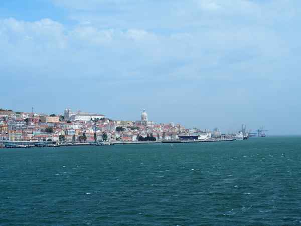 Panorama Lissabon und der Tejo
