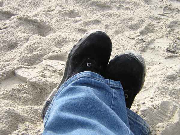 Am Strand!