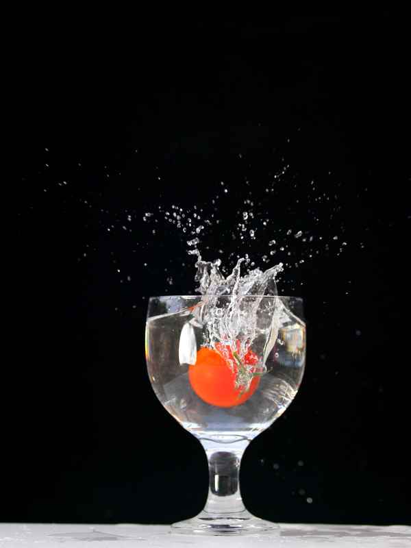 Tomate im Glas