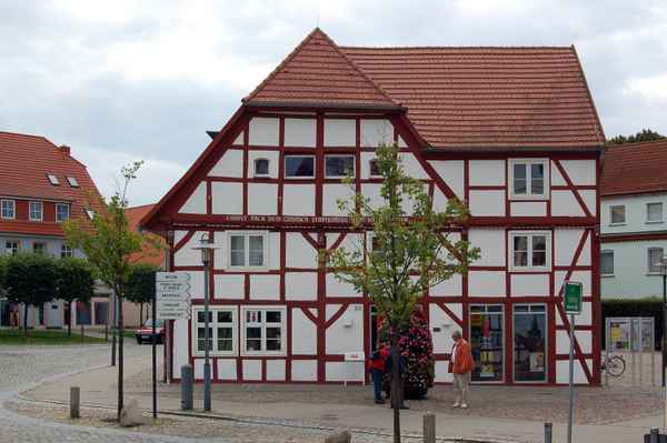 Marktplatz in Bergen auf Rügen