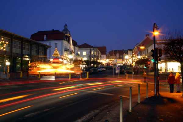 Blick auf den Postplatz Bad Wildungen