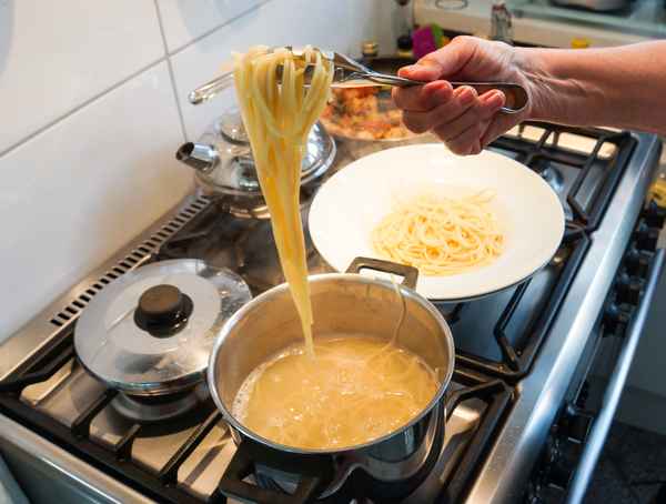 Spaghetti sind fertig