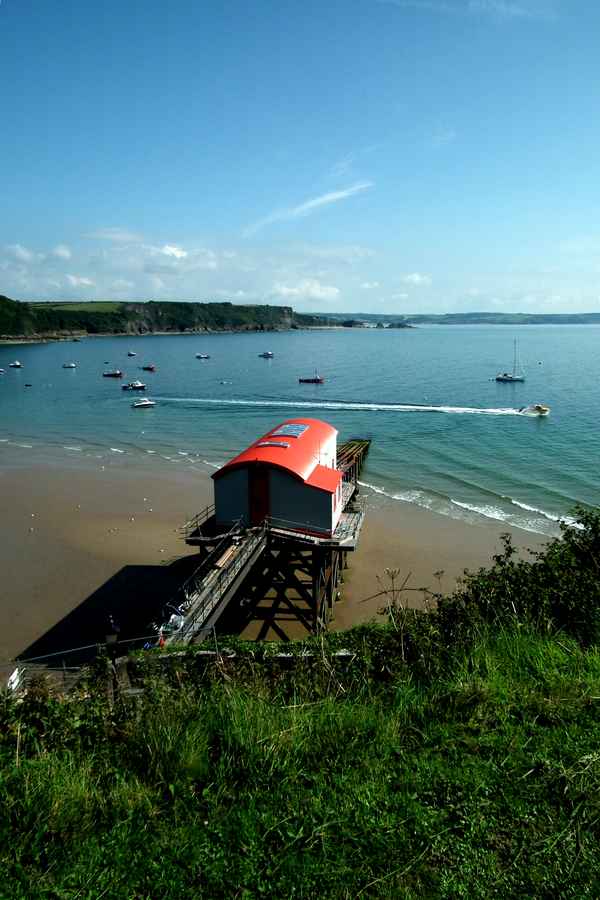 Old Boat House in Tenby, Wales