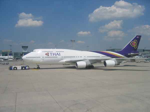 Boeing 747-4D7 der Thai Airways