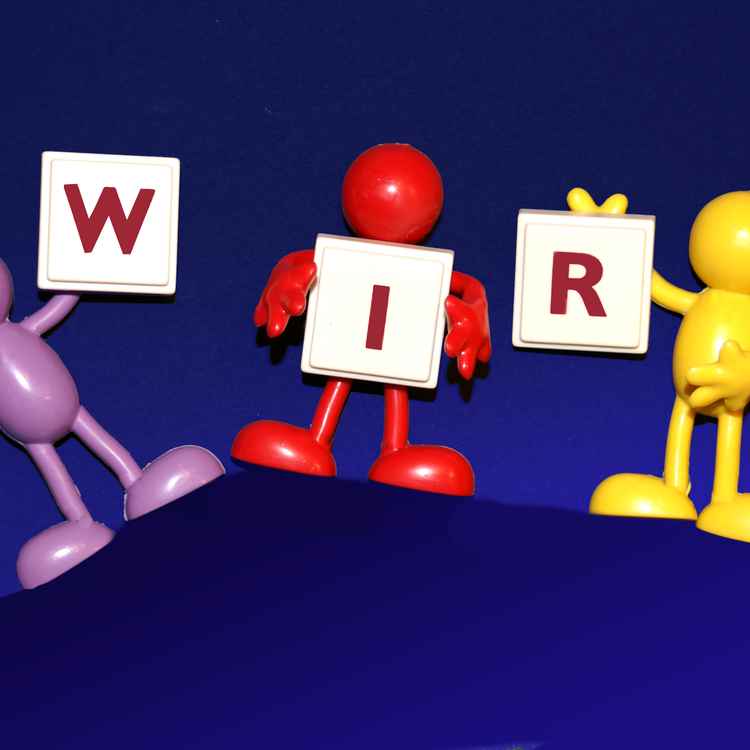 Plastikmännchen WIR