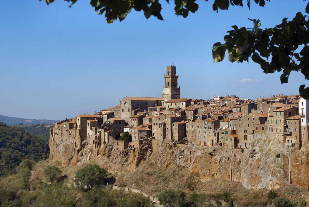 Blick auf Pitigliano