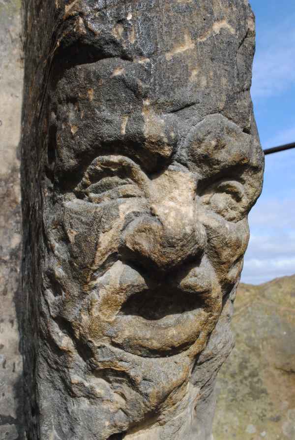Gesicht an den Externsteinen