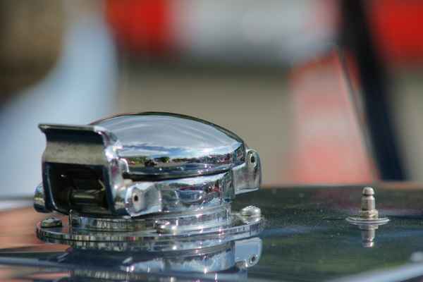 Tankdeckel eines Oldtimers