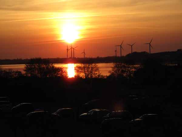 Sonnenuntergang am Binnensee