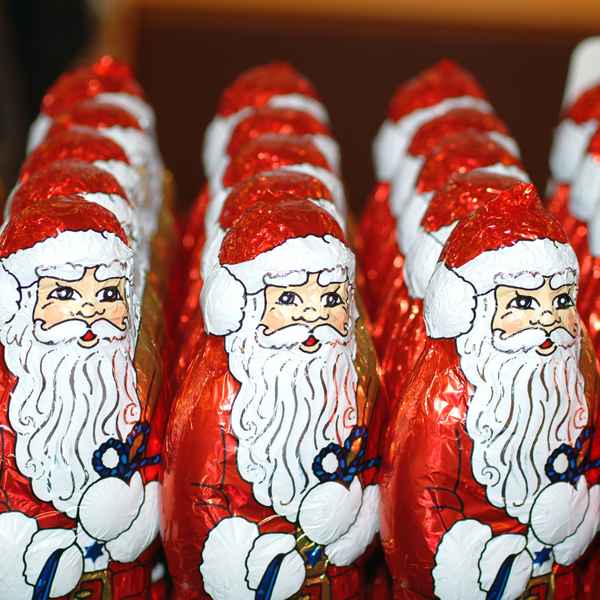 Konjunktur der Weihnachtsmänner