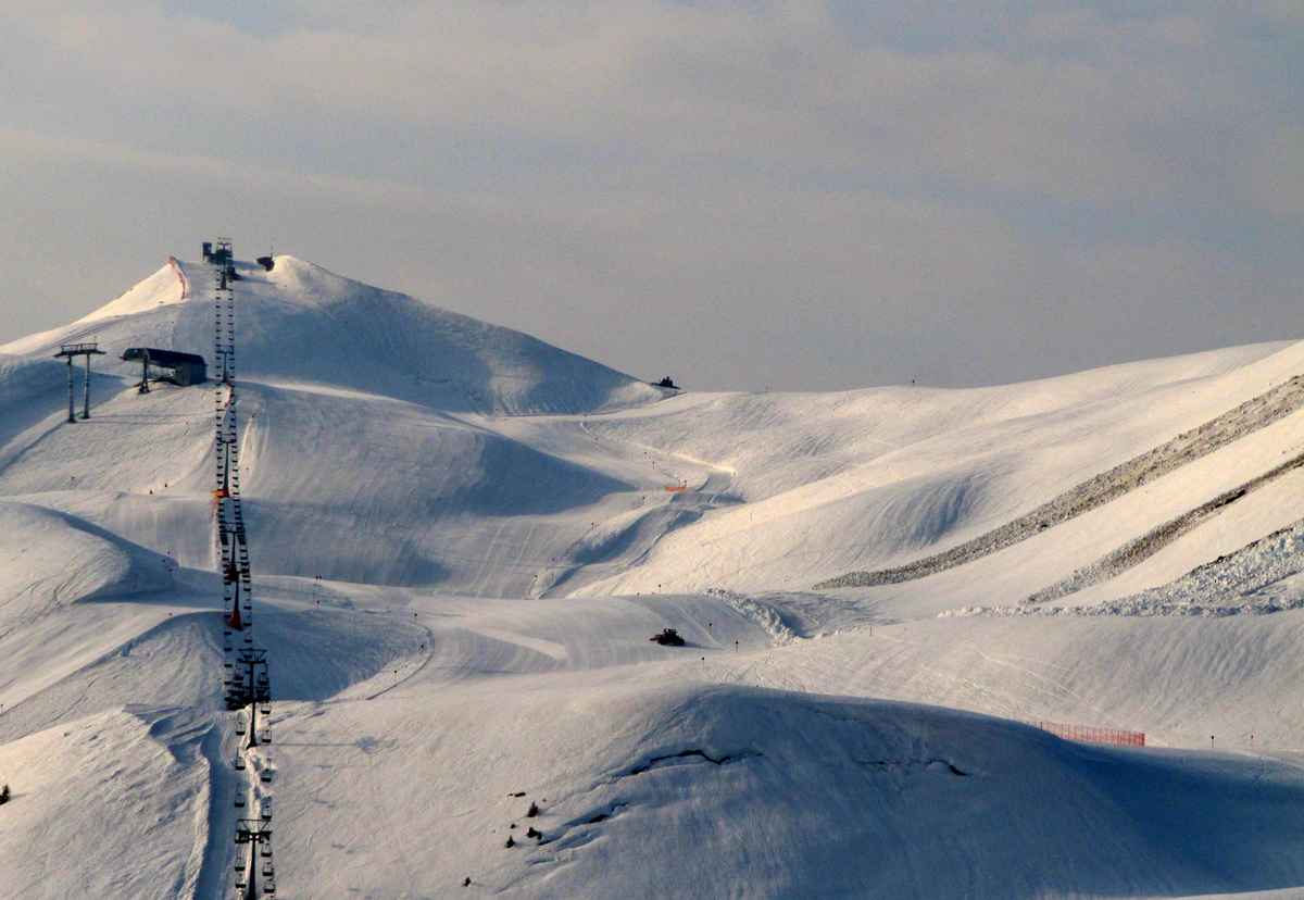 Frühmorgens vor Liftbeginn