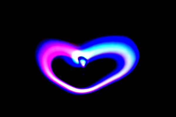 Lichtmalerei 2 Herz